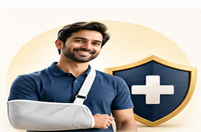 Personal accident insurance illustration